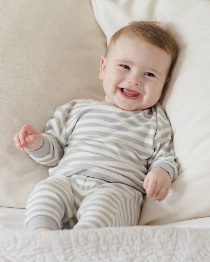 Blue Stripe Cozy Set