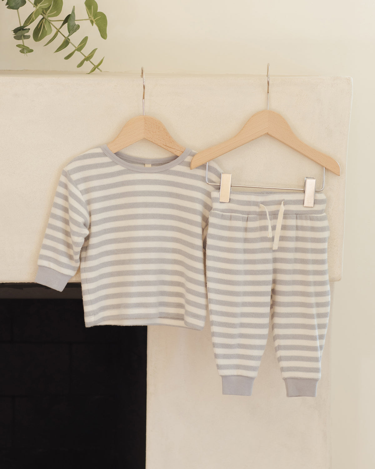 Blue Stripe Cozy Set
