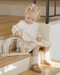 French Garden Tiered Jersey Dress