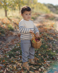 Slate Stripe Rex Sweater