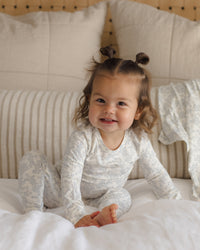 Cloud Floral Bamboo Pajama Set