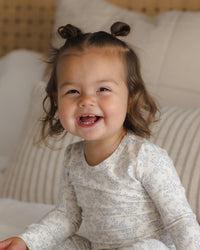 Cloud Floral Bamboo Pajama Set