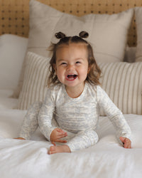 Cloud Floral Bamboo Pajama Set