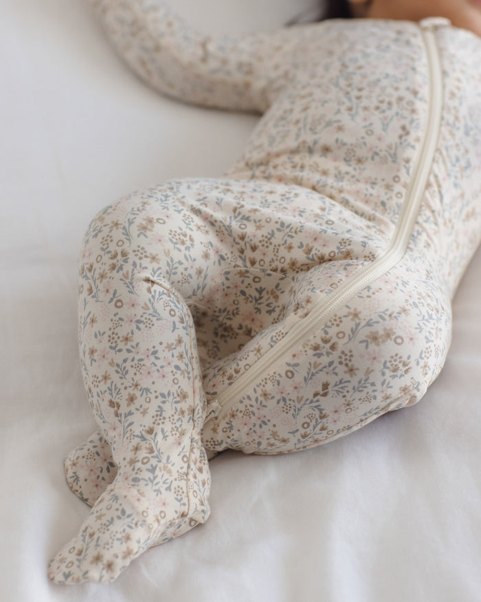 Bloom Bamboo Zip Footie