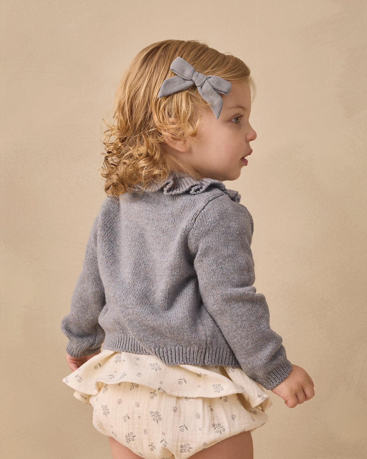 Mulberry + Slate + Natural Bow Set