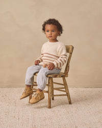 Almond Stripe Rex Sweater