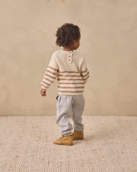 Almond Stripe Rex Sweater