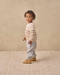 Almond Stripe Rex Sweater