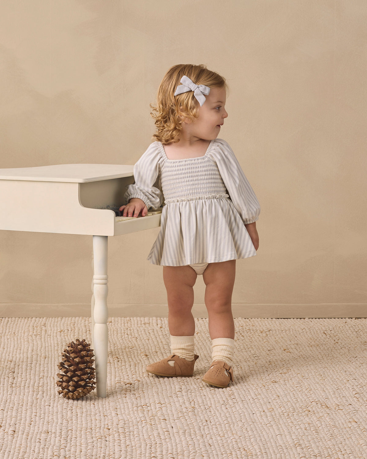 Cloud Stripe Lainey Romper