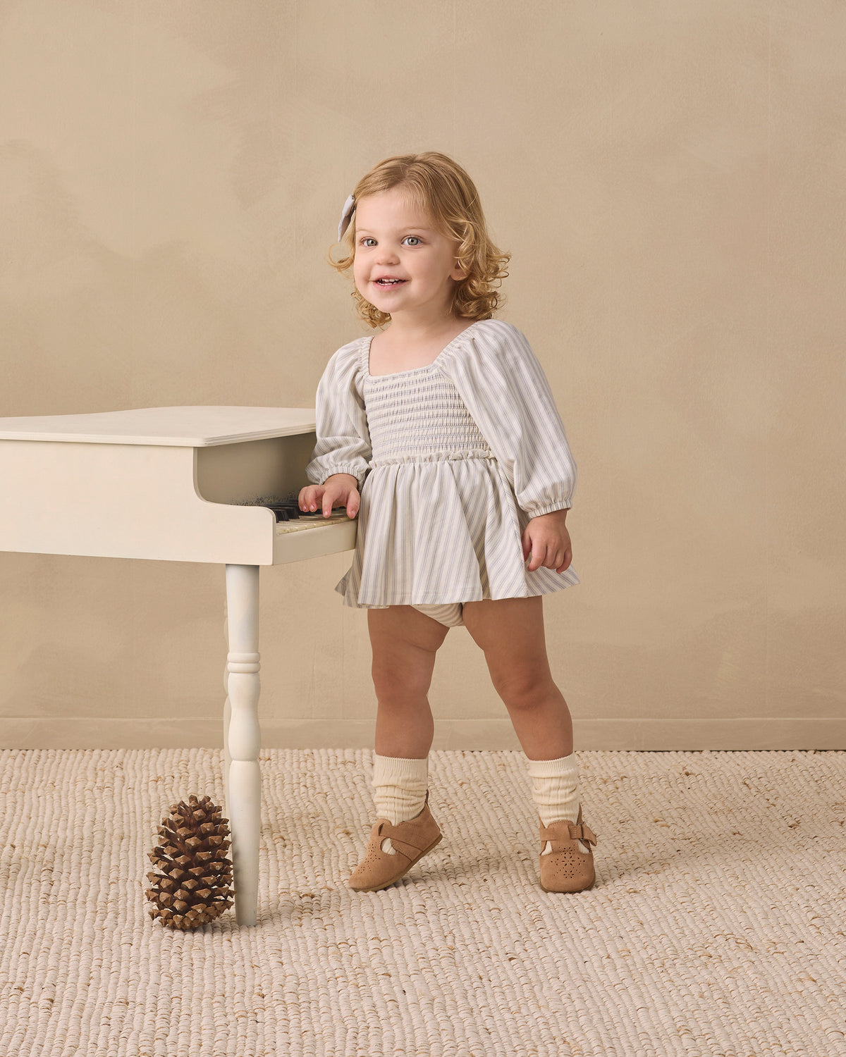 Cloud Stripe Lainey Romper