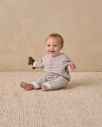 Slate Stripe Relaxed Jumpsuit