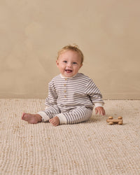 Slate Stripe Relaxed Jumpsuit