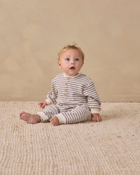 Slate Stripe Relaxed Jumpsuit