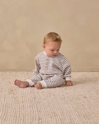 Slate Stripe Relaxed Jumpsuit