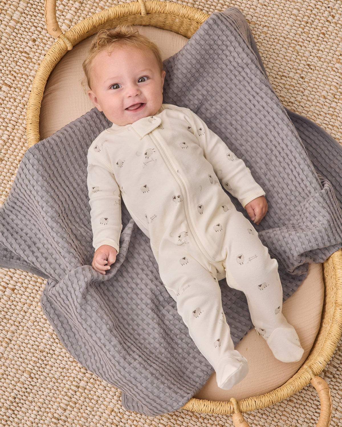 Sheep Zipper Footie