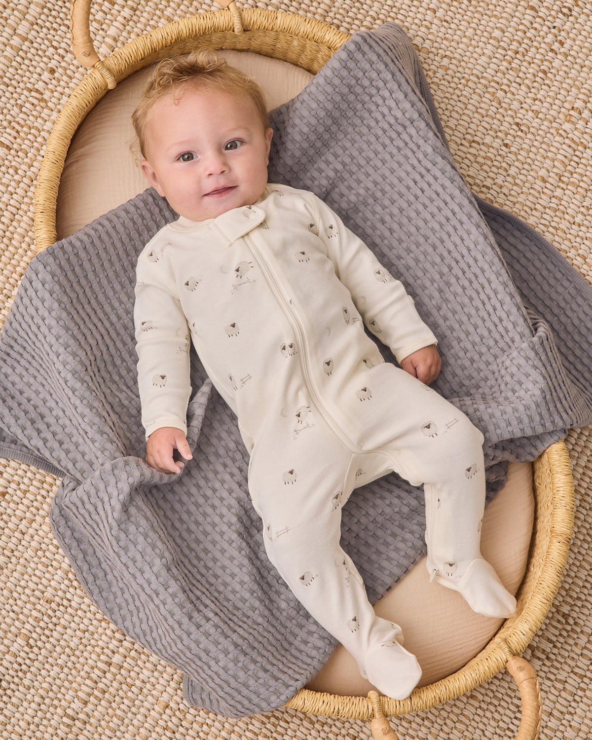 Sheep Zipper Footie