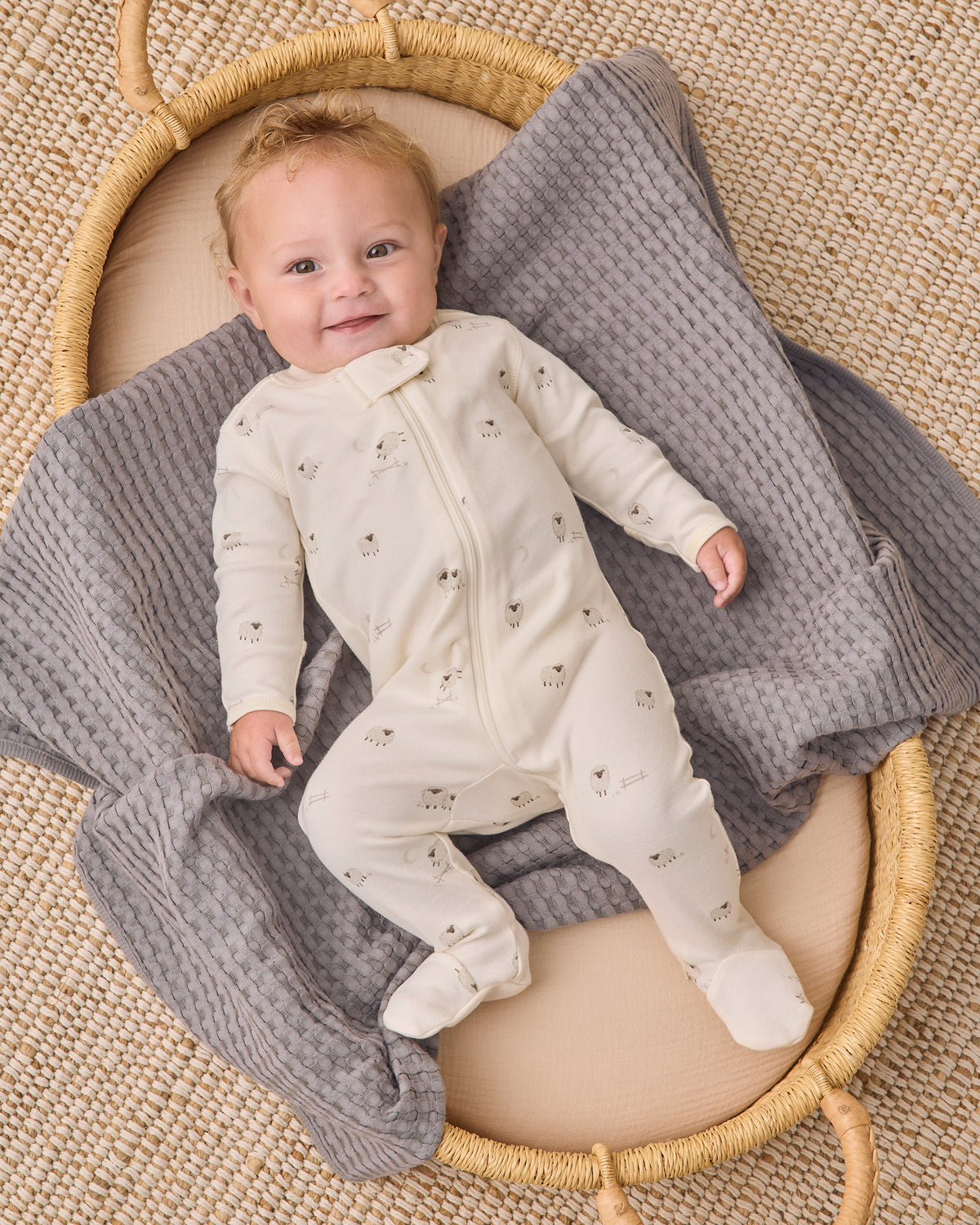 Sheep Zipper Footie