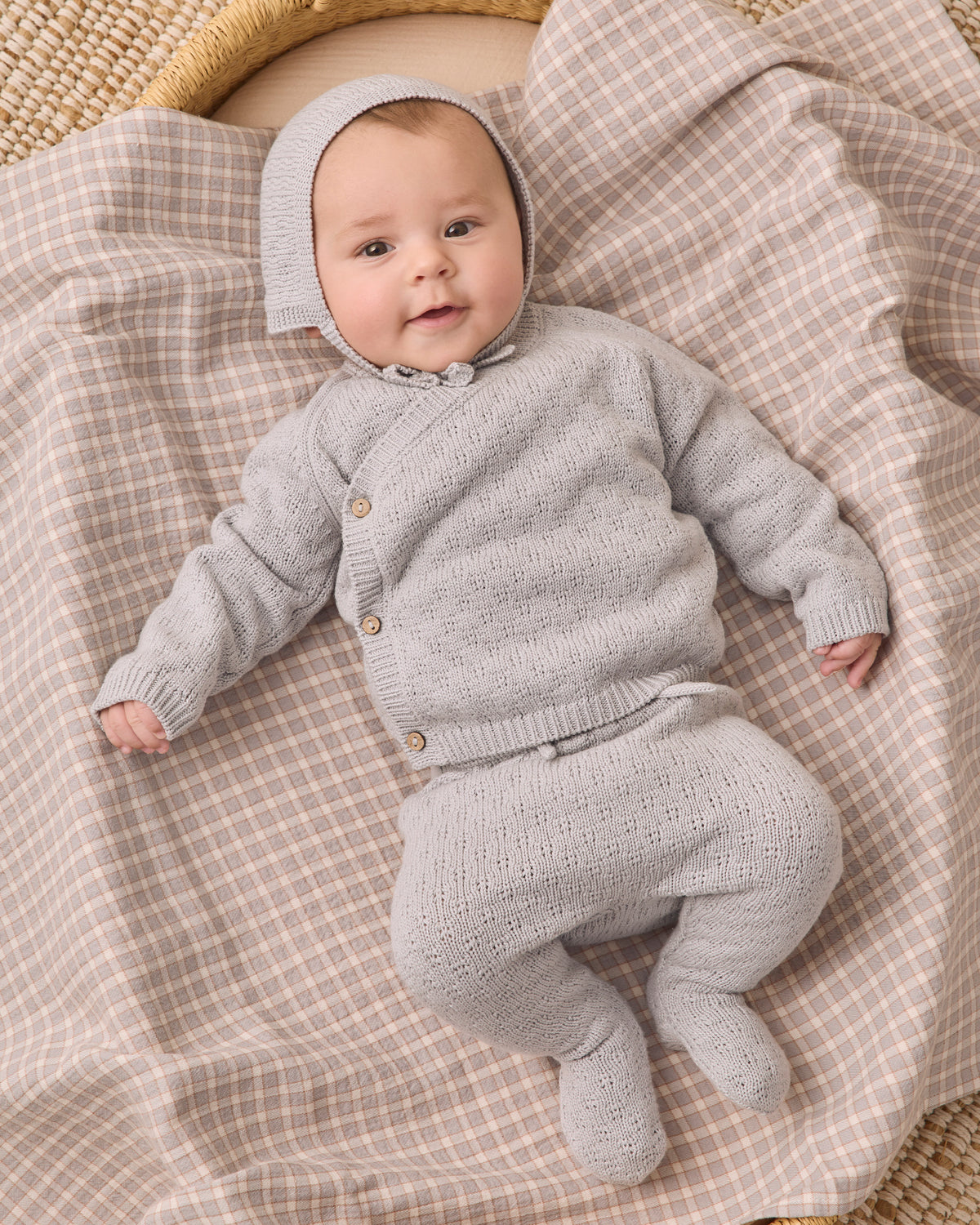 Cloud Knit Wrap Top + Pant Set