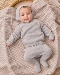 Cloud Knit Wrap Top + Pant Set