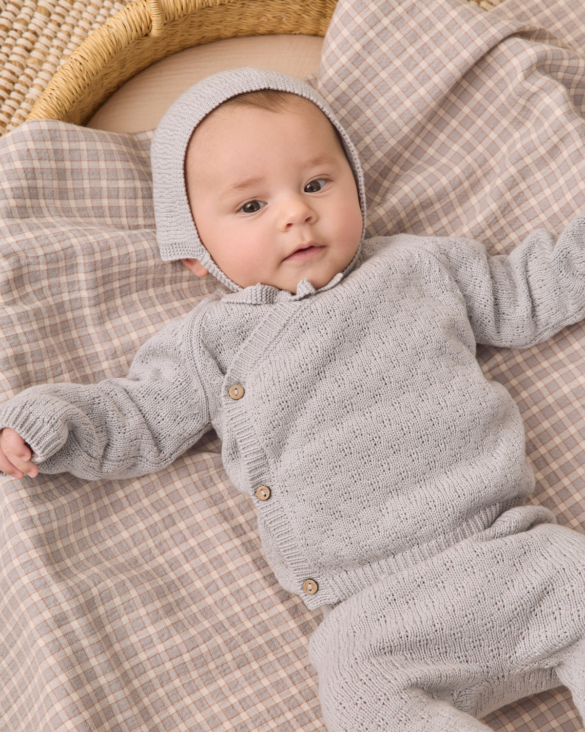 Cloud Knit Wrap Top + Pant Set