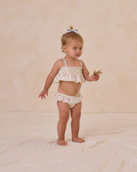 Bloom Smocked Ruffle Bikini