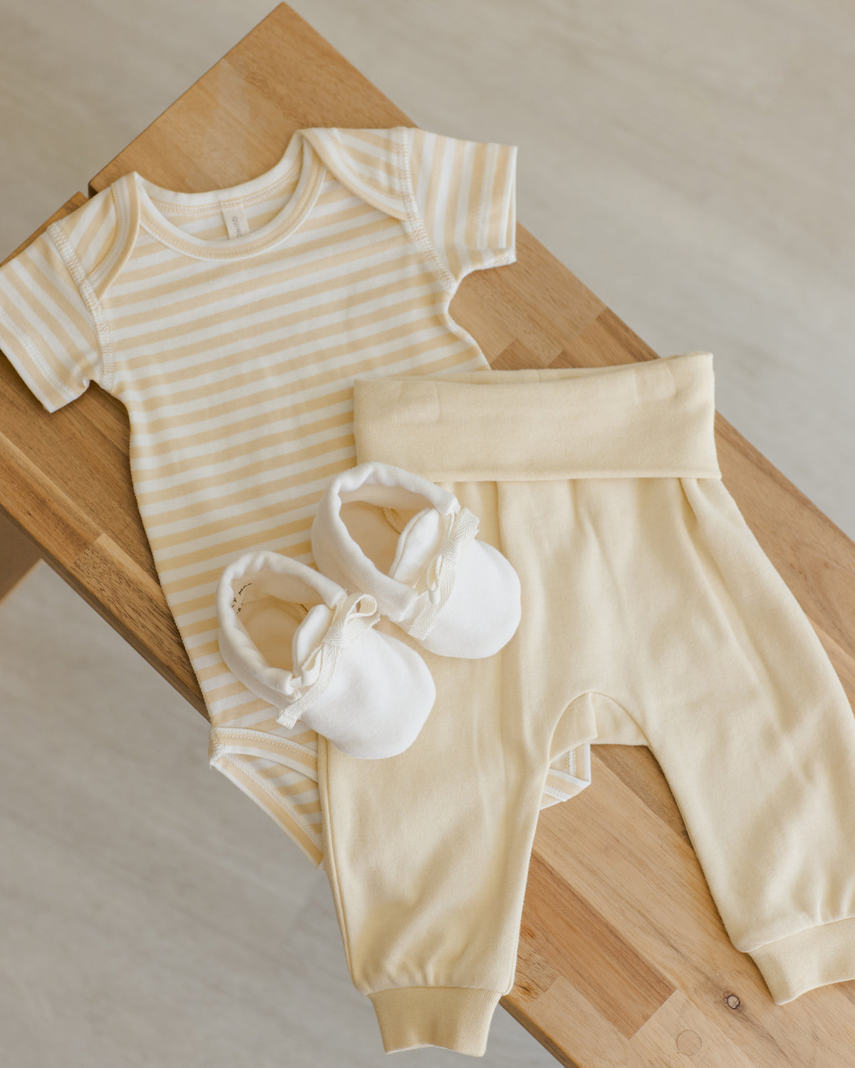 Balloon + Yellow Stripe Bodysuits 2pk