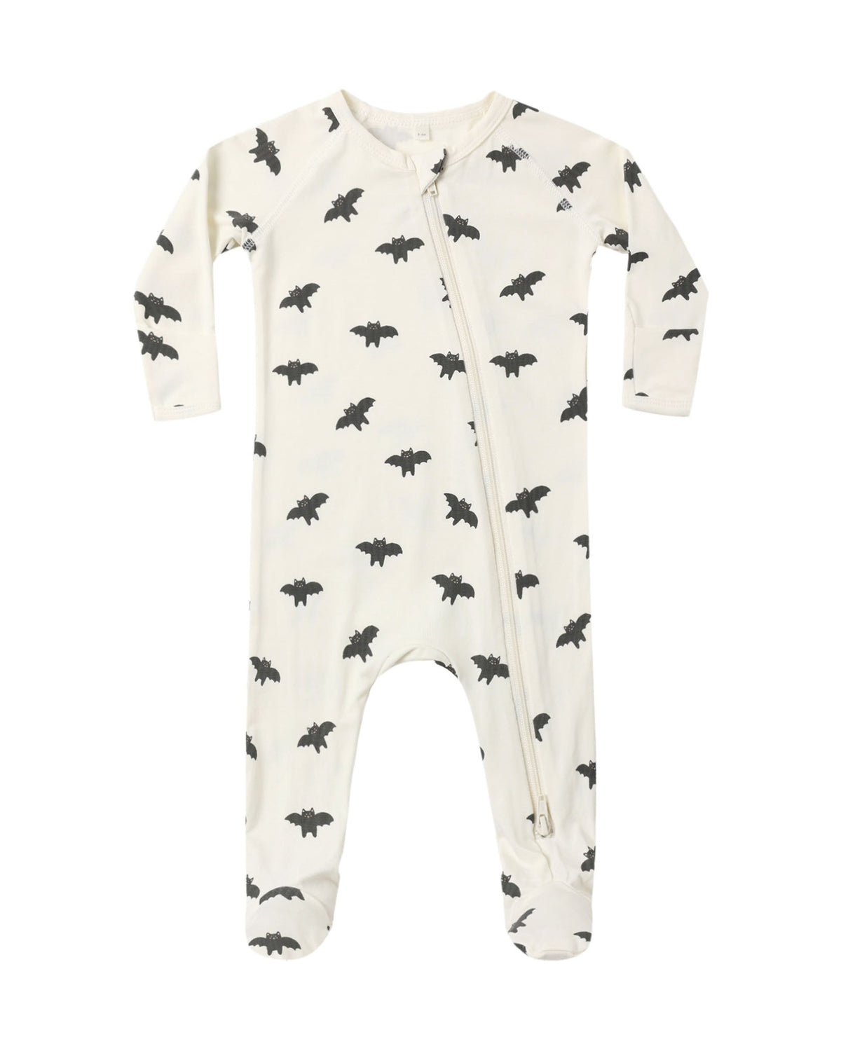 Bats Bamboo Zip Footie