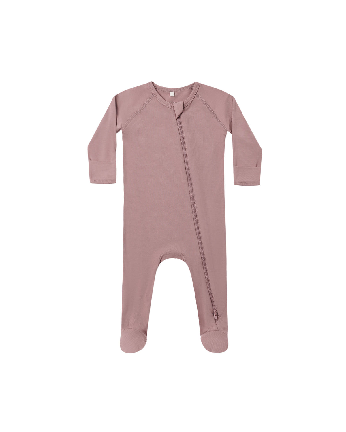 Mulberry Bamboo Zip Footie