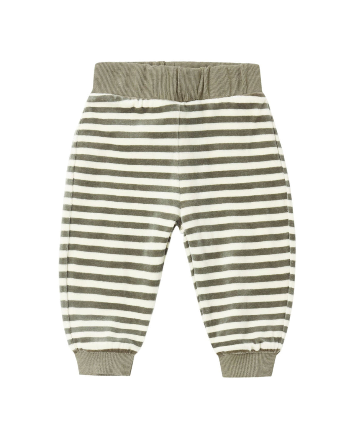 Spruce Stripe Velour Relaxed Sweatpants