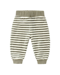 Spruce Stripe Velour Relaxed Sweatpants