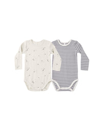 Slate Stripe + Celestial Bodysuit 2Pk