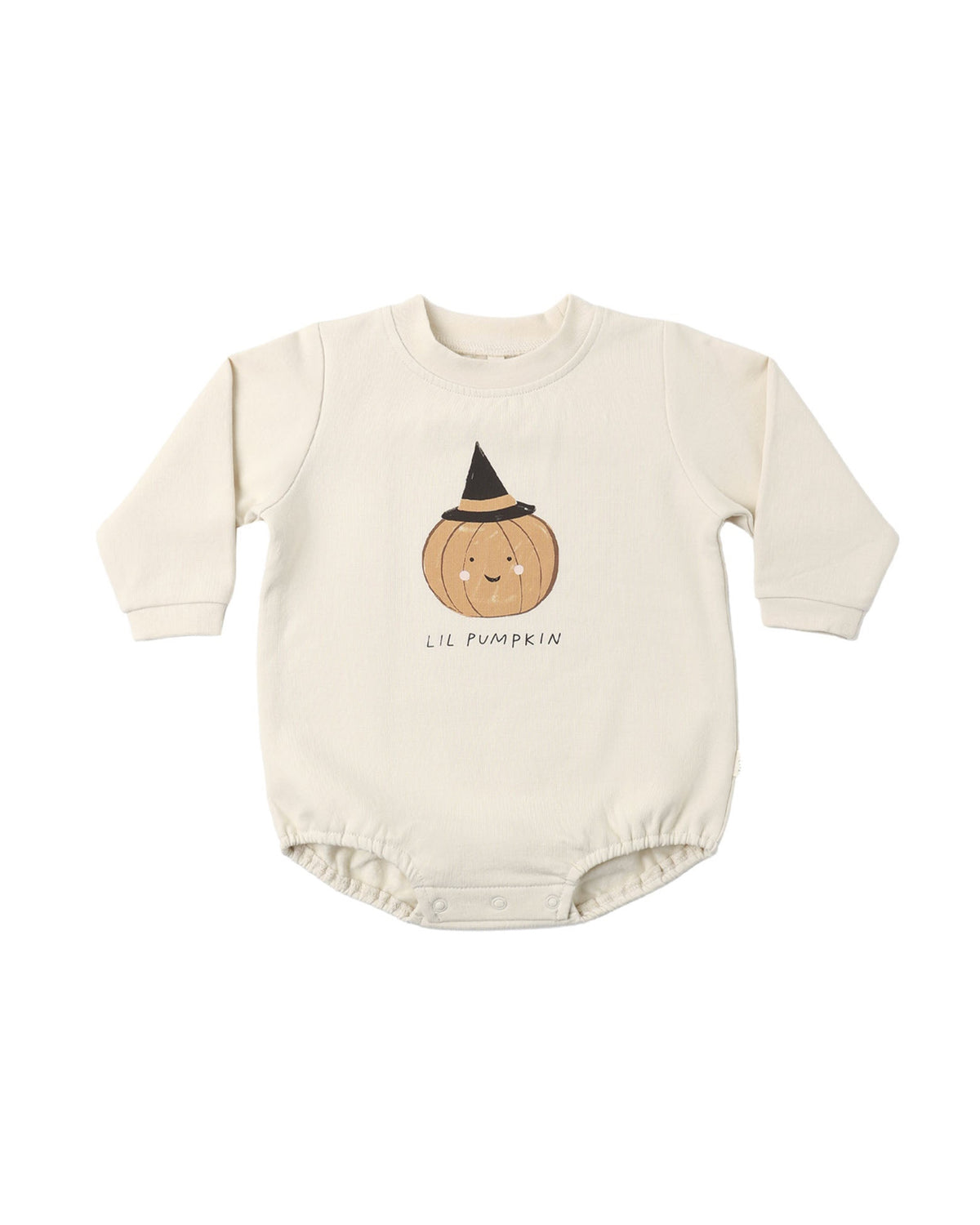 Lil Pumpkin Crewneck Bubble Romper