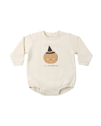 Lil Pumpkin Crewneck Bubble Romper