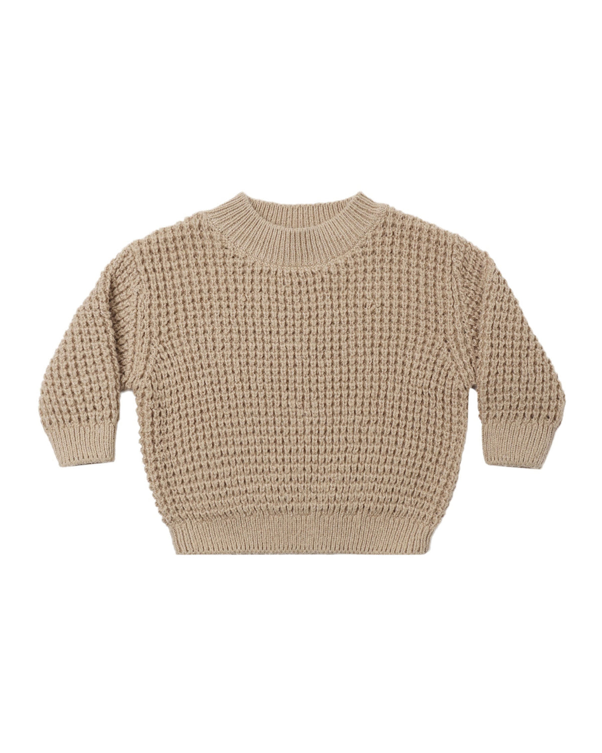 Heathered Latte Chunky Knit Sweater
