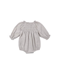 Blue Gingham Eden Romper