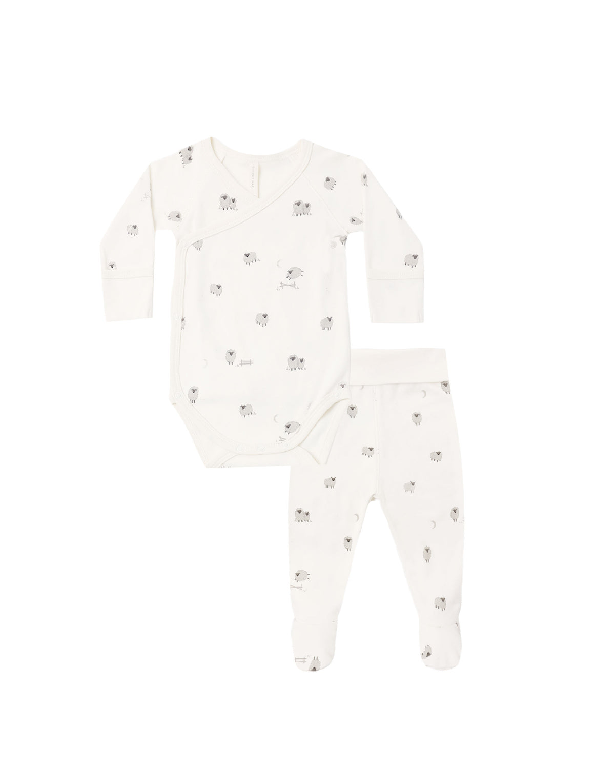 Sheep Side Snap Bodysuit + Pant Set