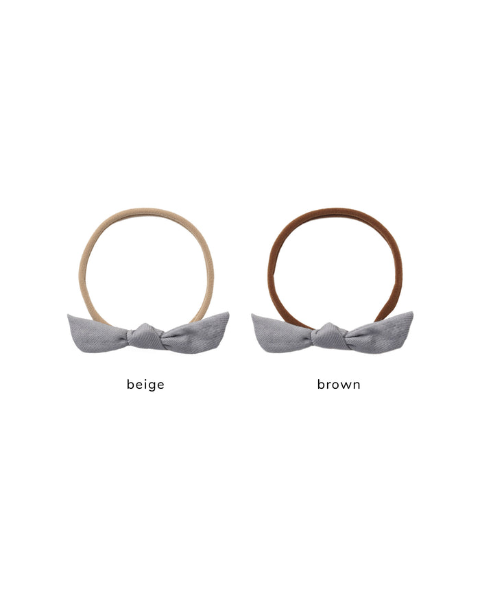 Slate Little Knot Headband