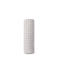 Blue Gingham Woven Swaddle