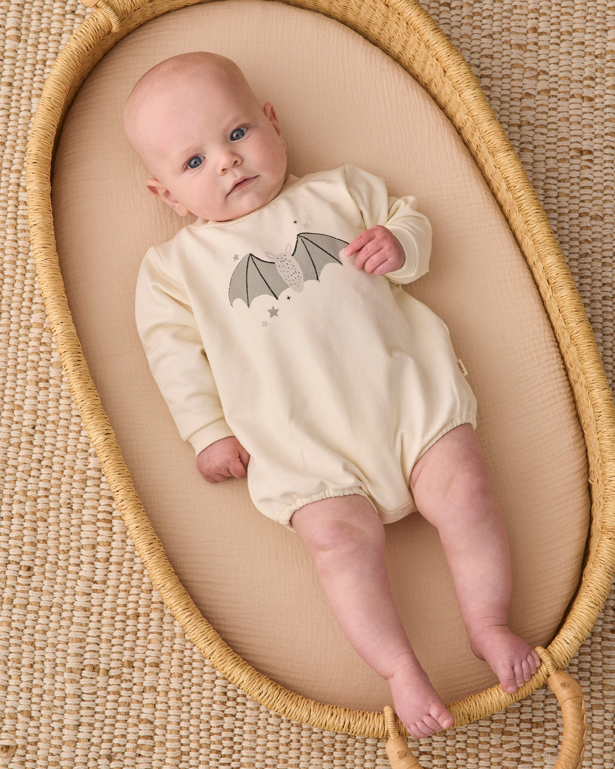 Baby Bat Crewneck Bubble Romper