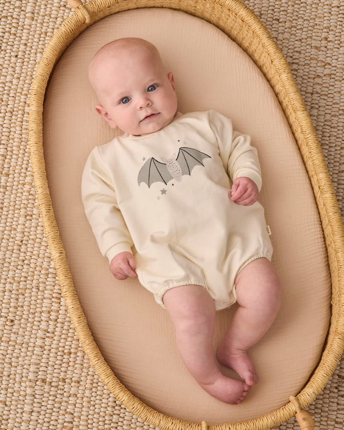 Baby Bat Crewneck Bubble Romper
