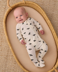 Bats Bamboo Zip Footie