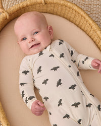 Bats Bamboo Zip Footie