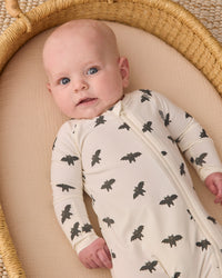 Bats Bamboo Zip Footie
