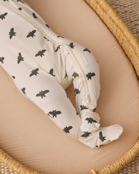 Bats Bamboo Zip Footie
