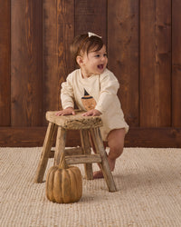 Lil Pumpkin Crewneck Bubble Romper