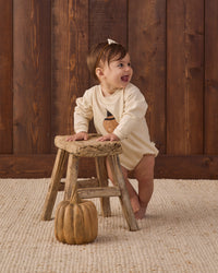 Lil Pumpkin Crewneck Bubble Romper