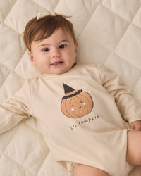 Lil Pumpkin Crewneck Bubble Romper