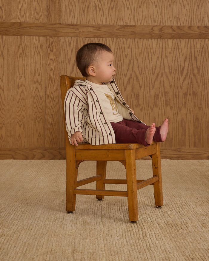 Burgundy Baby Cru Pant