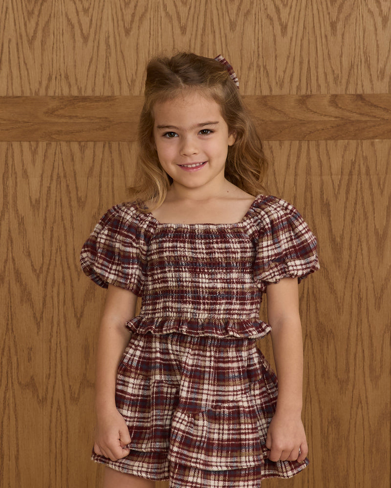 Burgundy Trixie Top