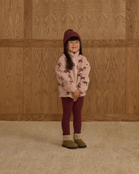 Burgundy Knit Legging